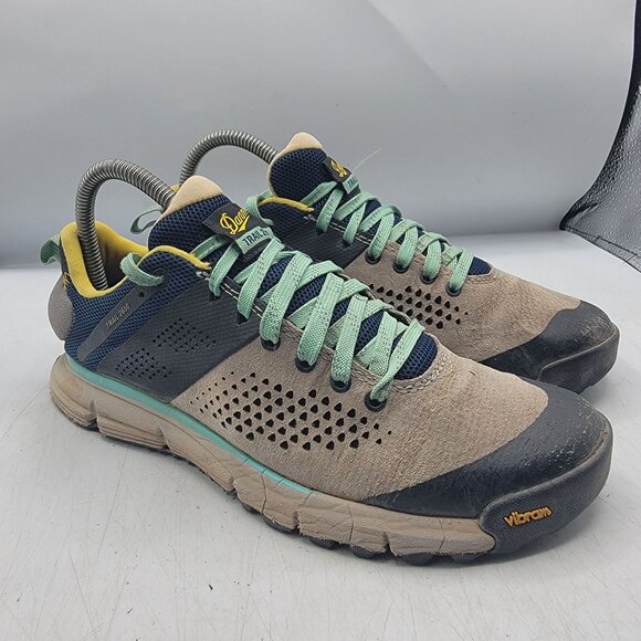 Danner Trail 2650 Womens Size 8 Gray Blue Hiking Shoes Trails Outdoors Vibram - Picture 1 of 14